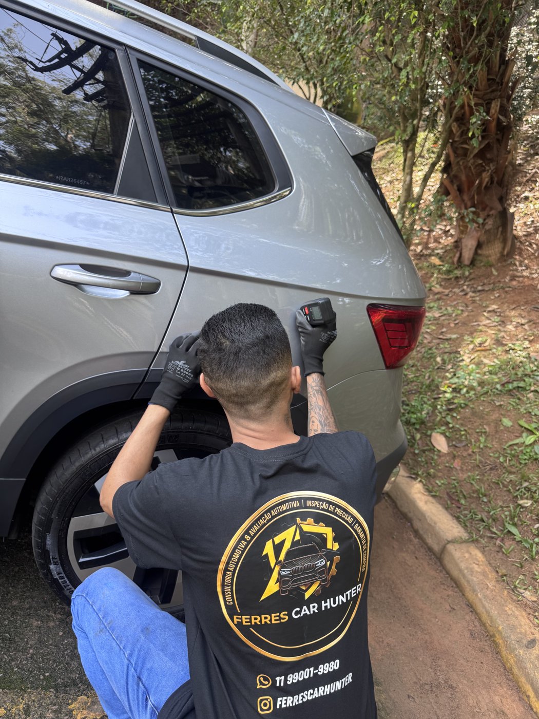 Vistoria técnica presencial feita pela Ferres Car Hunter